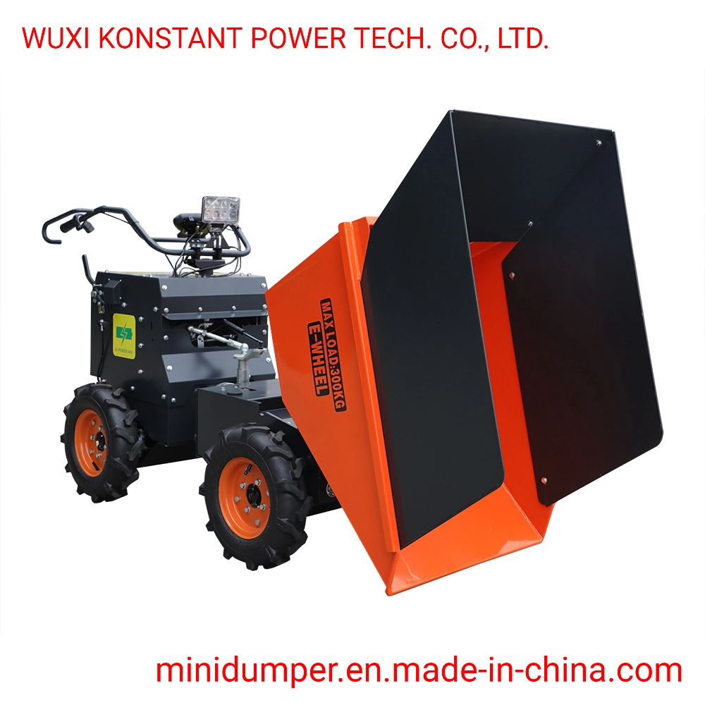 4WD Electric Garden Loader with Extension Sides