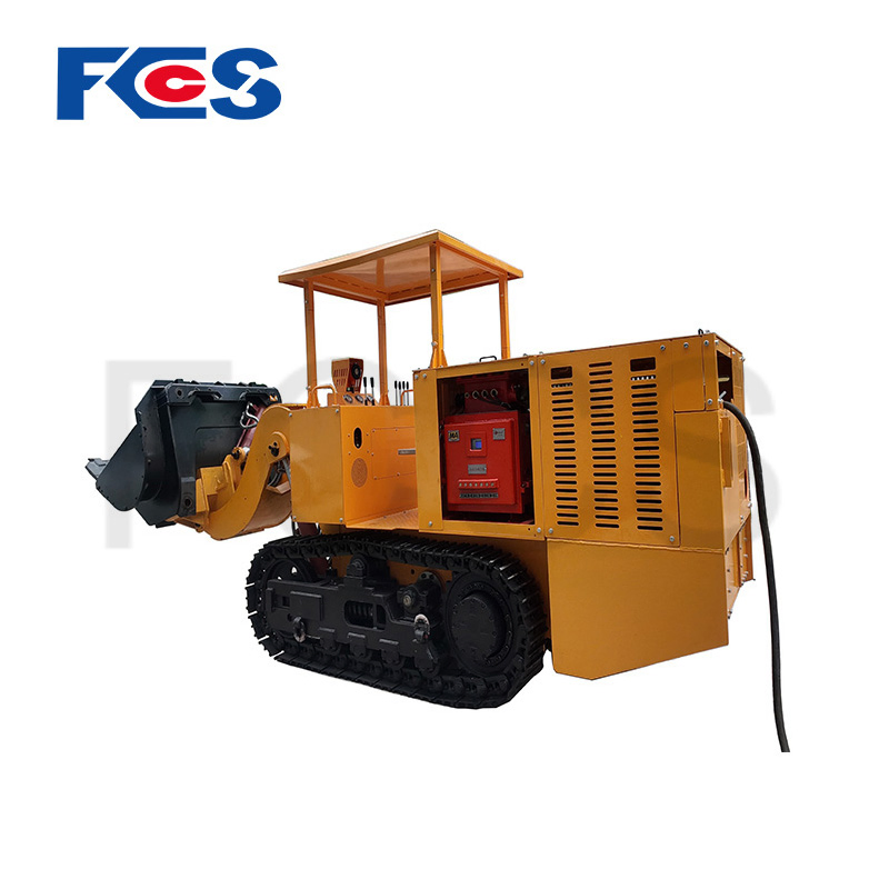 Electric Explosion-Proof Side Dump Rock Loader for Underground Mine