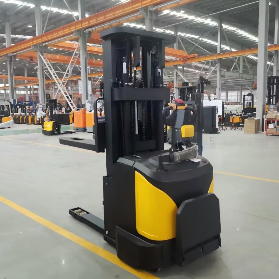 Electric Walkie Stacker Pallet Lifter Mover High Hand Lift Pallet Truck