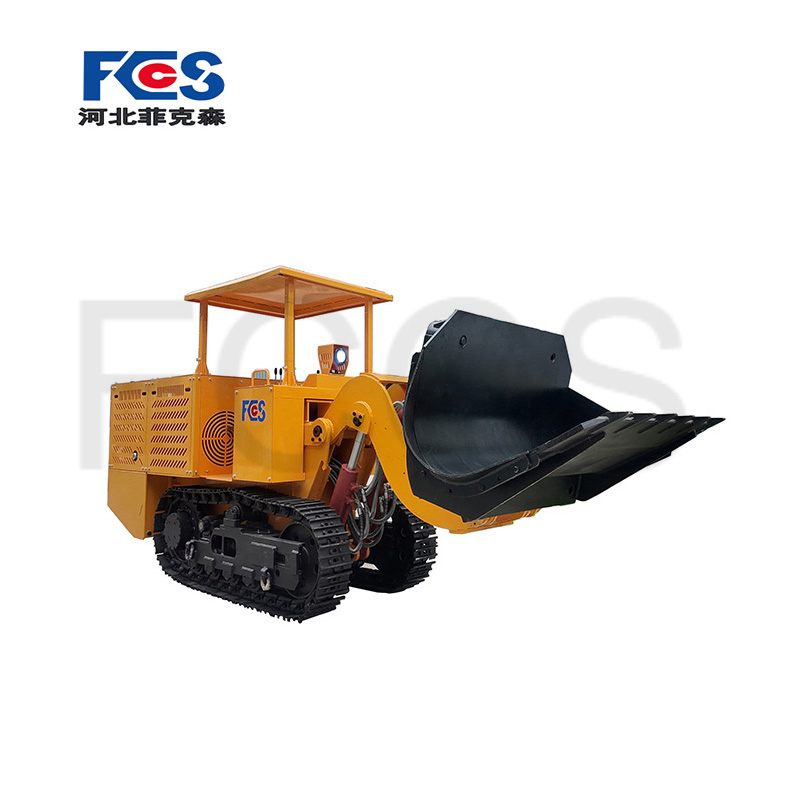 Explosion-Proof Electric Mucking Loader with Side Dump for Underground Mine