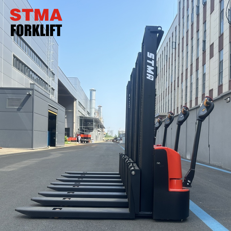 Stma Walkie Machine Lift Pallet 1.5 Ton 1500kg Full Electric Stacker Forklift Price Trucks for Sale