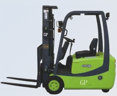 1500kg Three-Wheel Electric Counterbalance Forklift