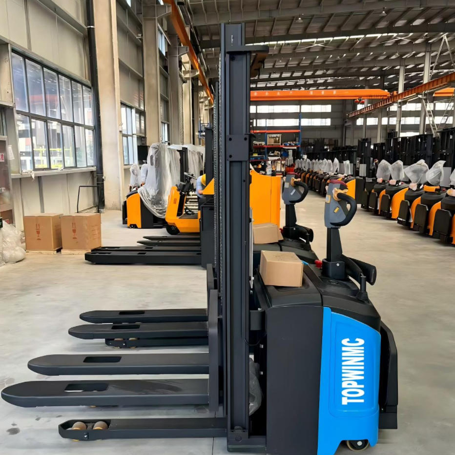 Electric Walkie Stacker Pallet Lifter Mover High Hand Lift Pallet Truck