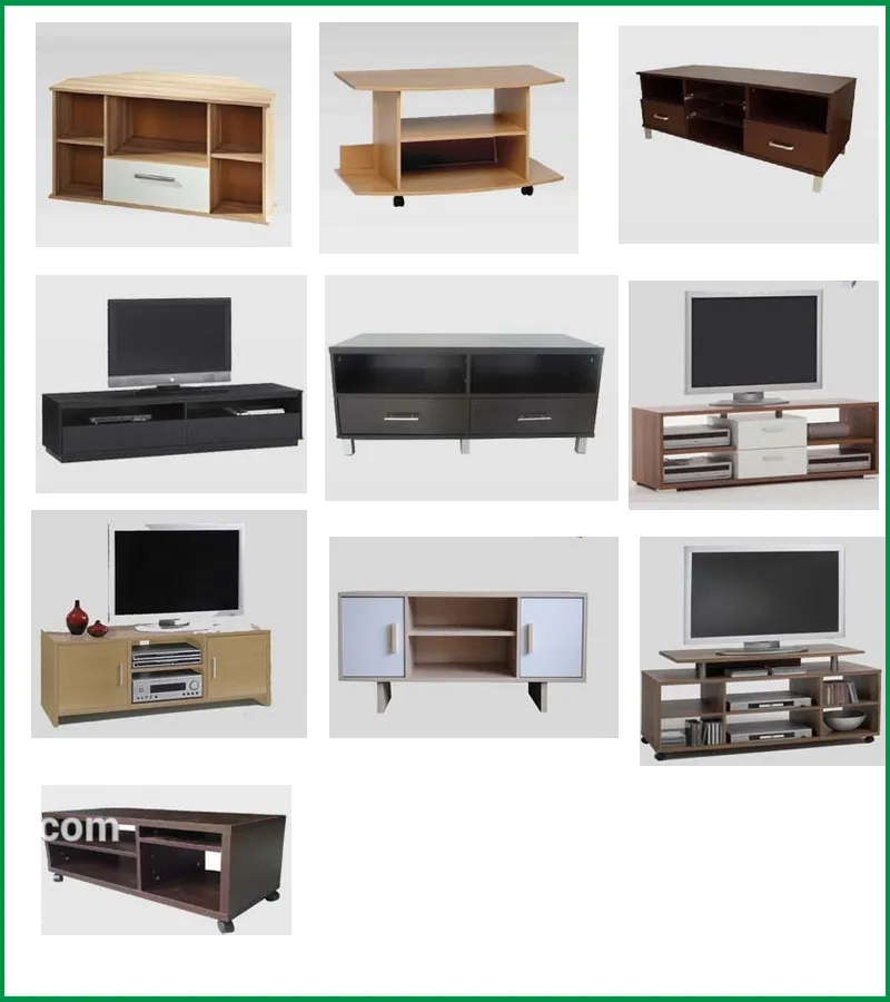 أحدث حامل تلفاز بتصميم بسيط من لوح MDF