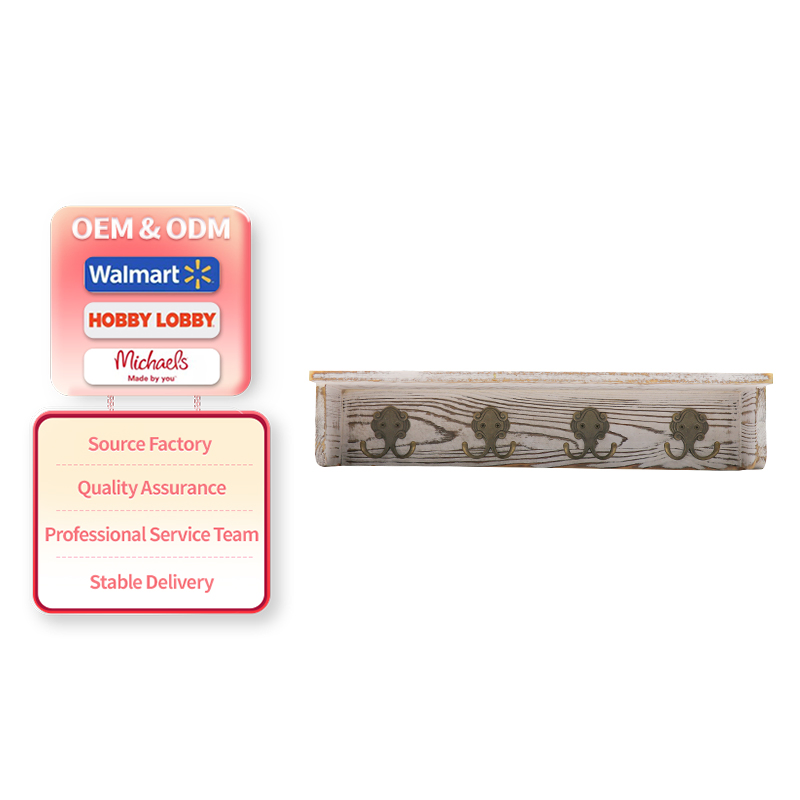 Wooden Mail Organizer مع رف، وحائط التثبيت على الحائط مفاتيح Hangers لكلمات المفاتيح