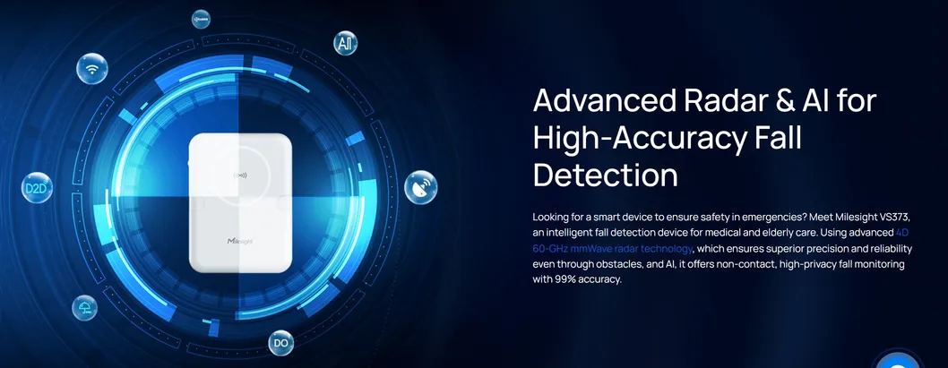 Radar Fall Detection Sensor View 3