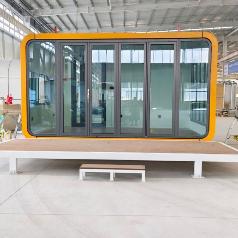 Minimalist Apple Cabin Living Unit House for Outdoor Hospitality and Glamping