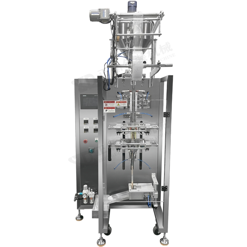 Fully Automatic Pouch Liquid Paste Packaging Machine, Multi-Functional Three-Side Seal Round Corner Bag Cat Treat Packaging Machine, Pet Snack Meat Paste Packag