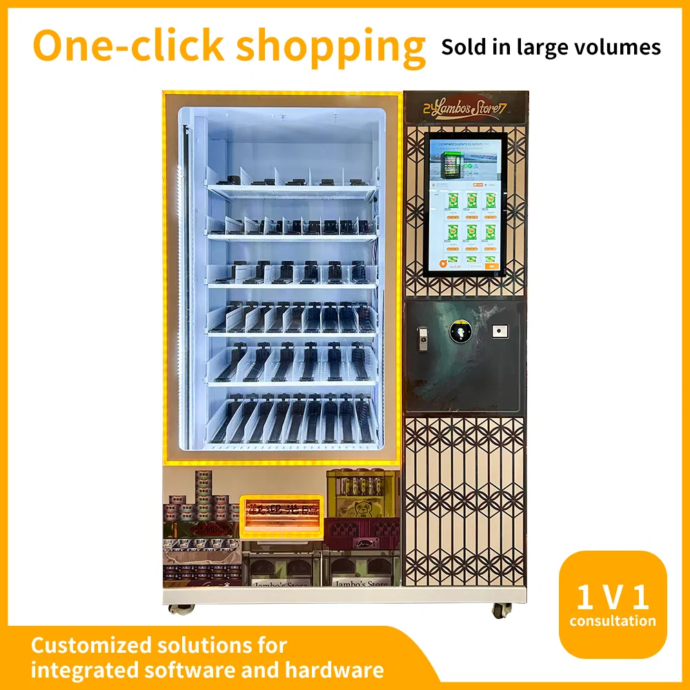 Upus 24 Hour Custom Smart Vending Machine Combo Pet Supplies Snack and Drink Vending Machine
