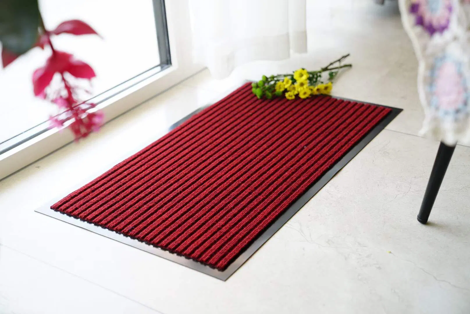 Stylish Striped Door Mat for Home Entryway Decor