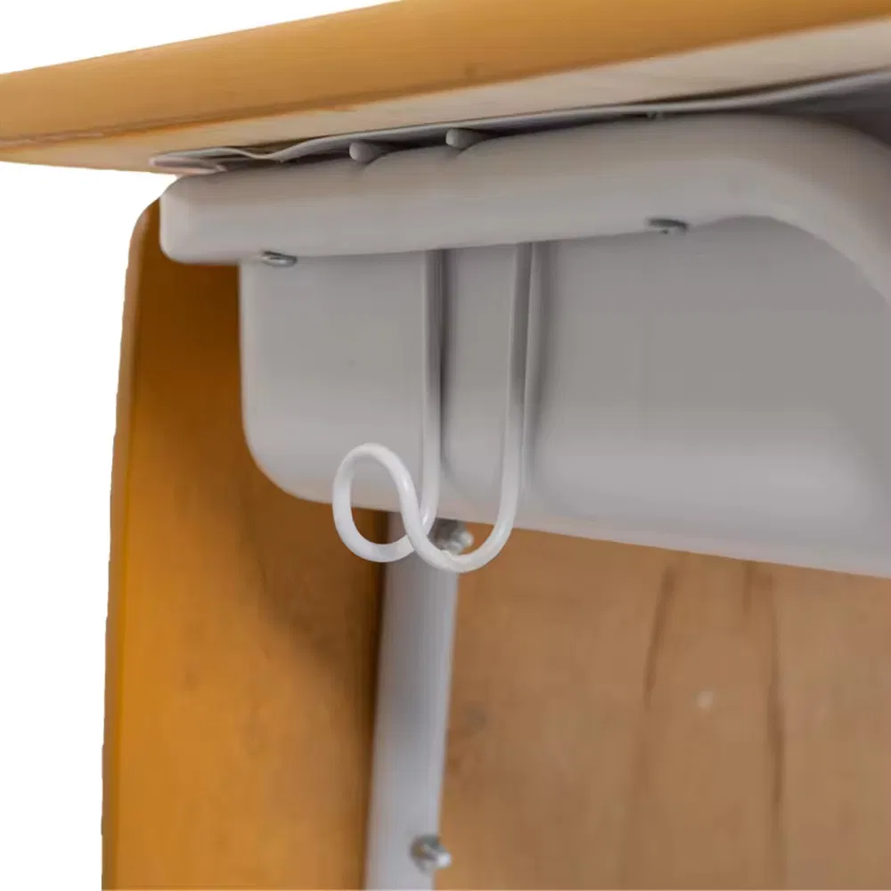 Wooden Kids Portable Study Table Classroom Metal School Furniture Price List Sri Lanka Student Desk and Bench