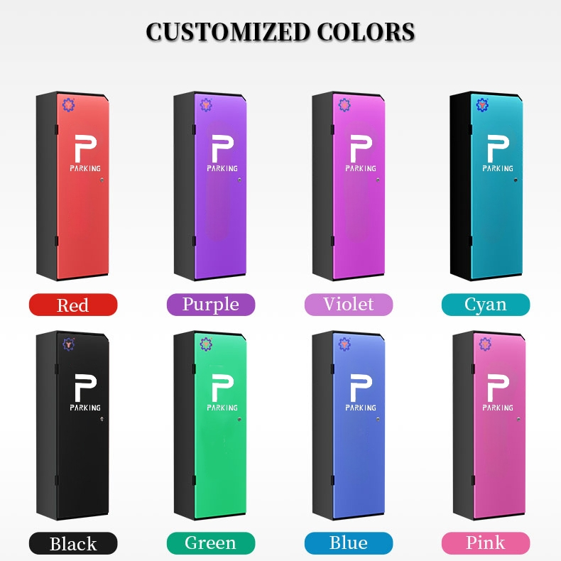 Xgy Custom OEM Logo Galvanized Steel Automatic Rising Car Park Anti Collision Gate Boom Barrier for Parking Lot Traffic Road Gate