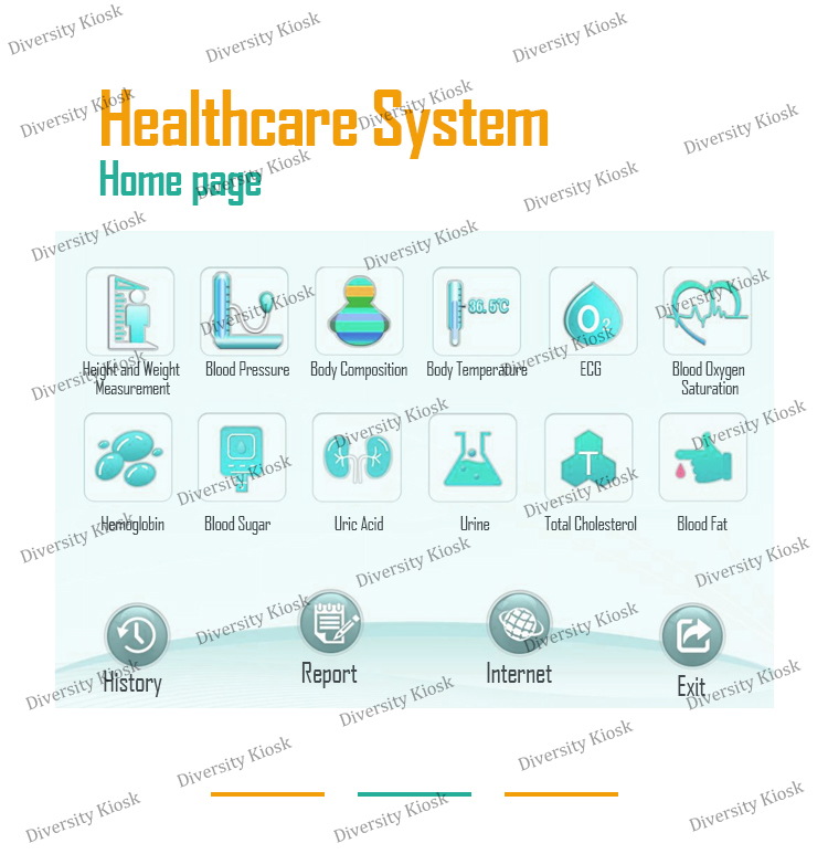 Hospital Community Health Check Tele Consultant Station Healthcare Kiosk