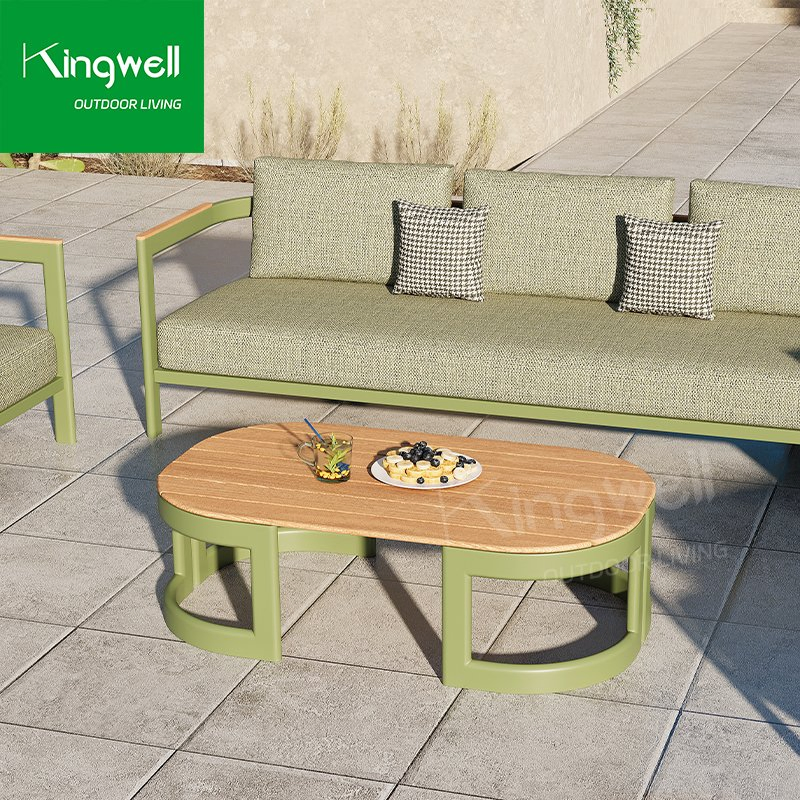 Wholesale Patio Aluminum Outdoor Furniture Garden Sofa with High Quality