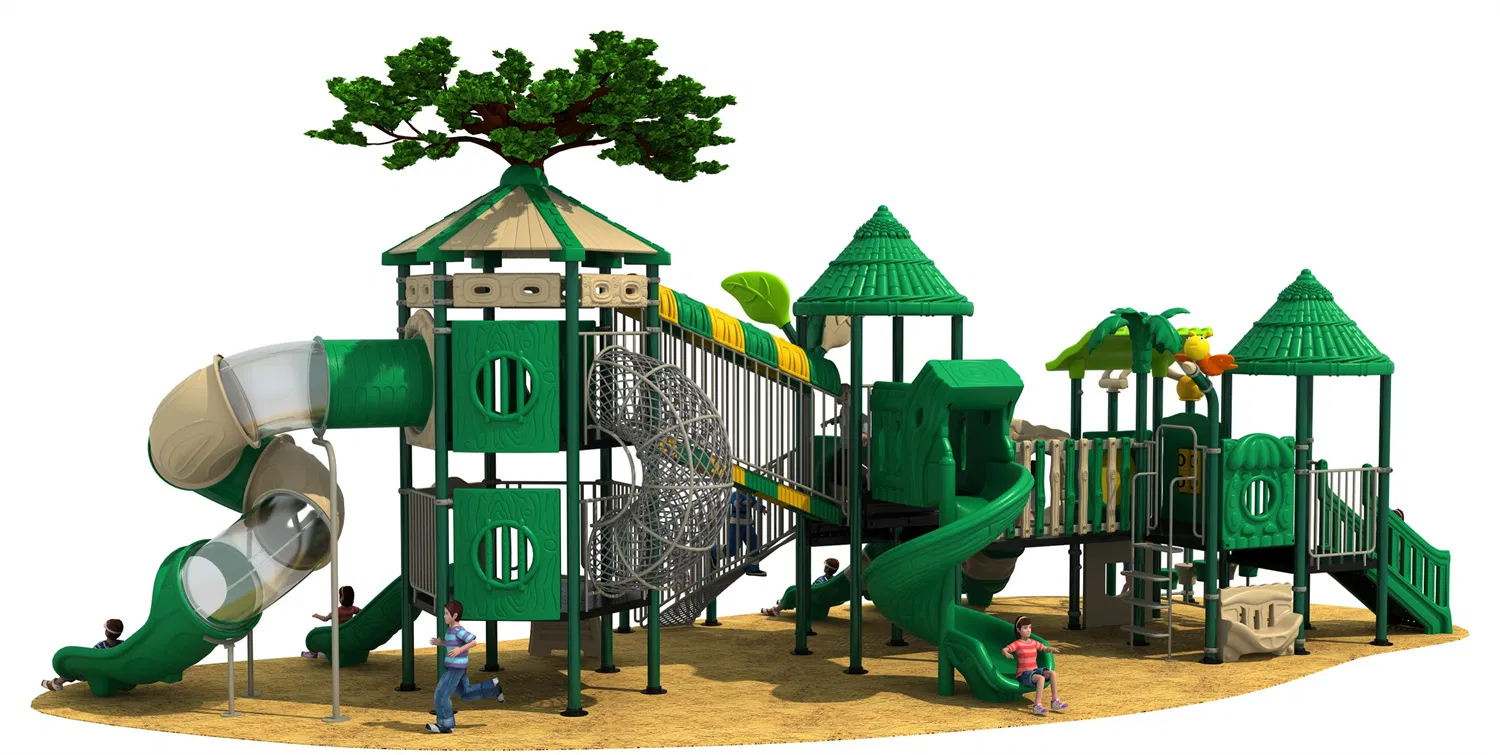 Customizable New Forest Series Jungle Outdoor Plastic Playground for Kids