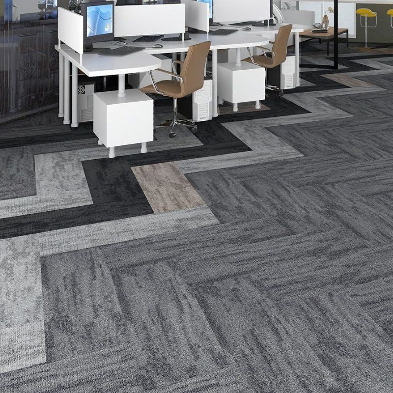 Commercial Hotel Bank Office Luxurious Modular 100% Nylon Fireproof Office Carpet Tiles Factory