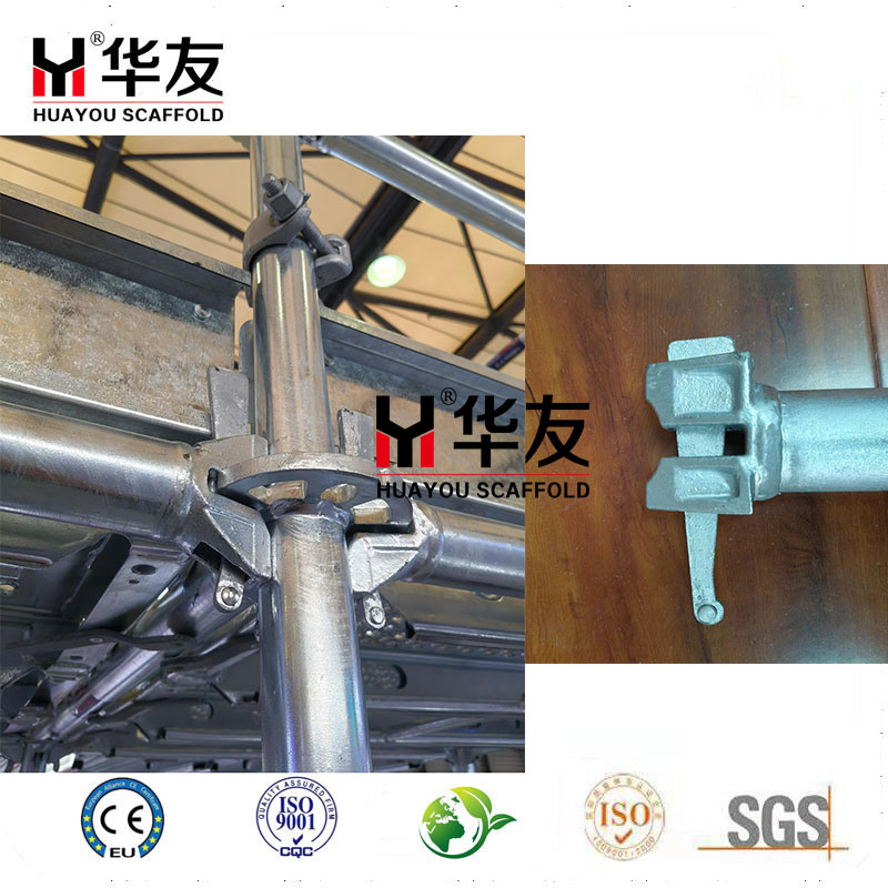 Galvanized En12811 Steel Scaffold Andamios Layher Ringlock Modular Access Scaffolding System