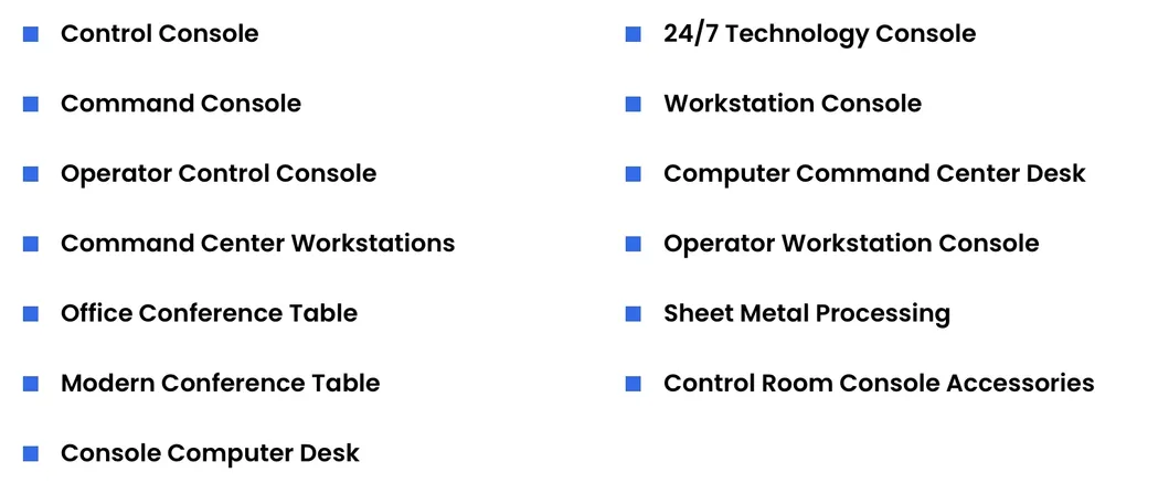 Ergonomic Control Room Furniture