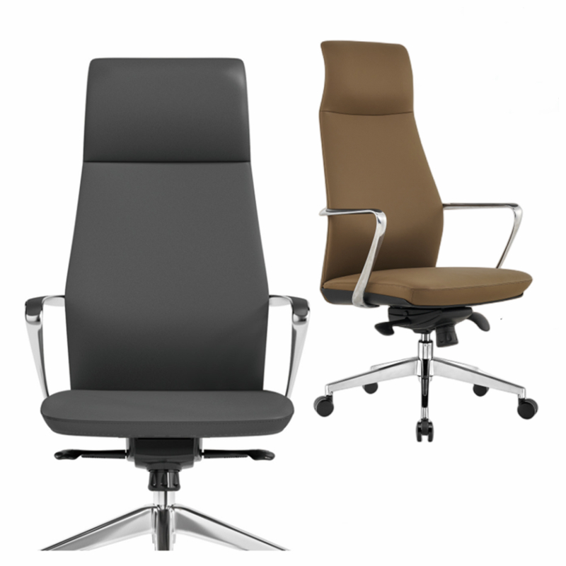 China Office Furniture Modern Design High Back Revolving Manager Boss Ergonomic Black