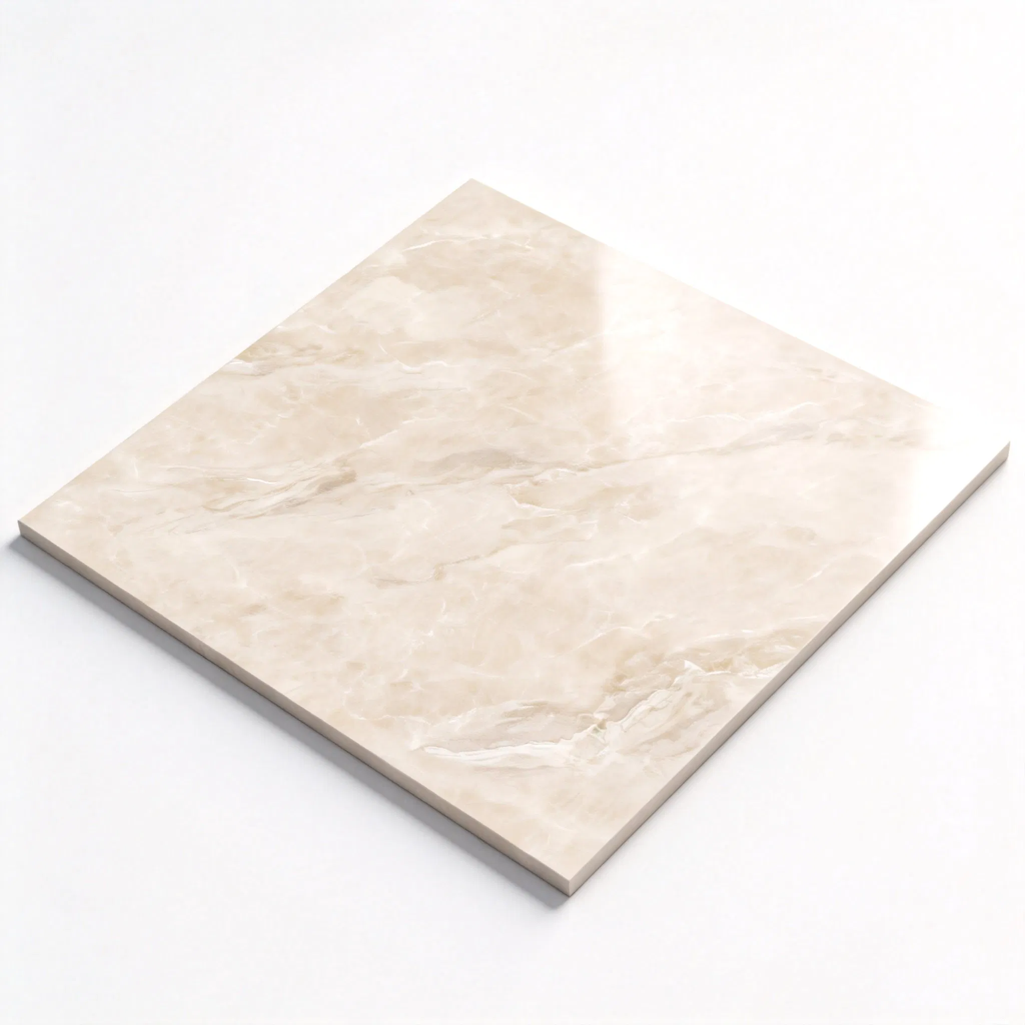 Orange Nature Marble Design Porcelain Ceramic 600*600 Full-Polished Tile for Entryway Accent Walls and Living Room