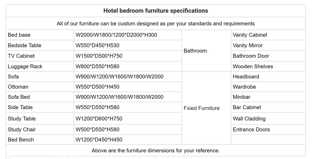 Luxury Hotel Furniture Detail
