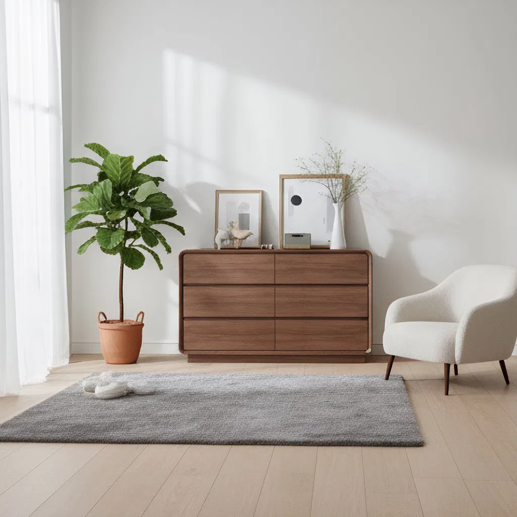 Contemporary Storage Shoe Rack for Chic Wooden Entryway Organization Home Furniture