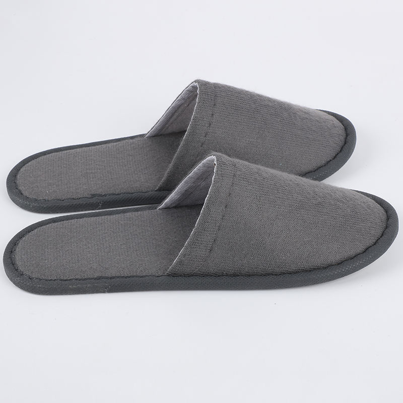 OEM Custom Logo Personalized Indoor Home Hospitality Hotel Plush Disposable Hotel Slipper