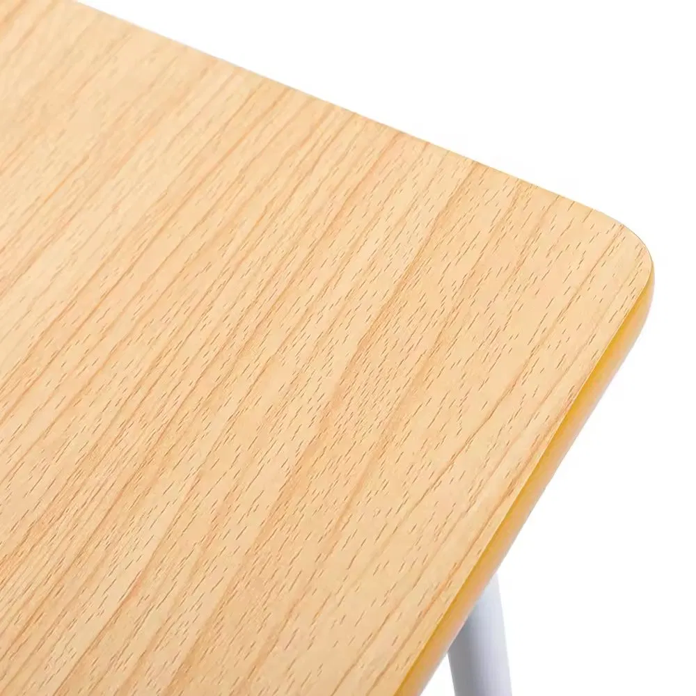 Wooden Kids Portable Study Table Classroom Metal School Furniture Price List Sri Lanka Student Desk and Bench