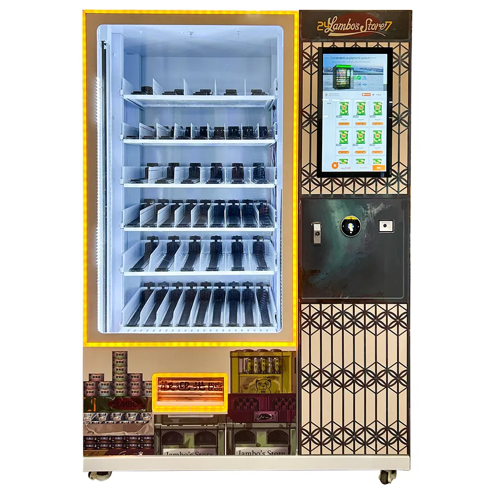 Upus 24 Hour Custom Smart Vending Machine Combo Pet Supplies Snack and Drink Vending Machine