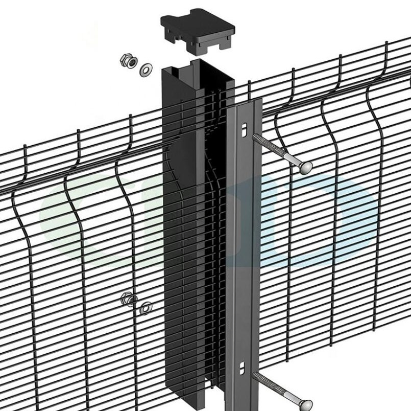 Customized Sustainable 358 Anti Climb Fence Panel High Strength Anti Cut Wire Mesh for Enhanced Security Clear View Design for Perimeter Protection