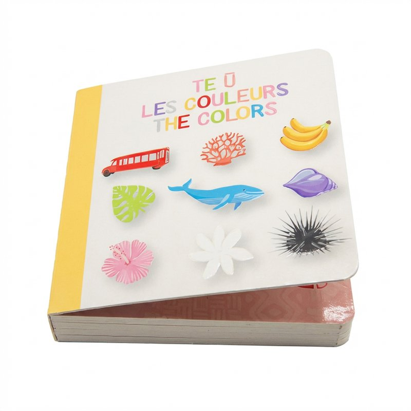 Factory Custom High Quality Kids Board Books Printing Services Education Printing for Children Thick Cardboard Books