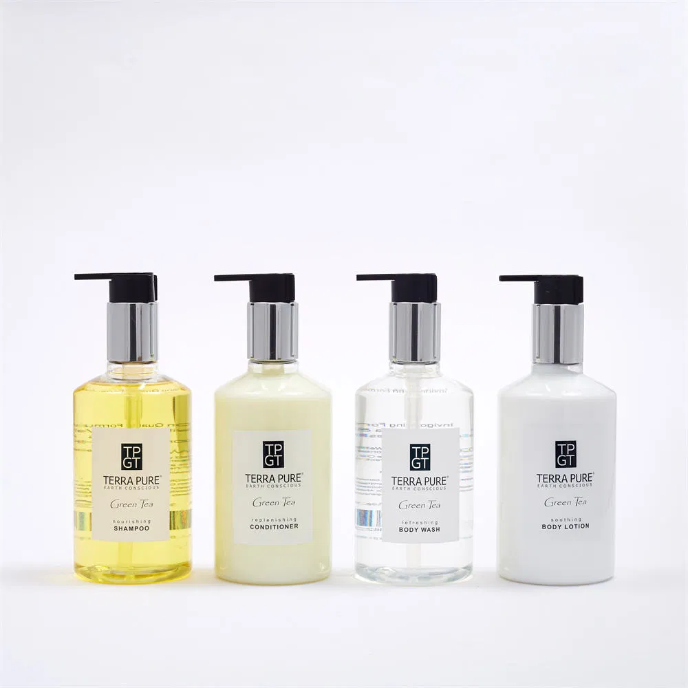 Hotel Amenities in Pump Bottle Leak-Proof Refillable Bottles for Hospitality Industry and Travel