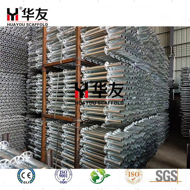 Galvanized En12811 Steel Scaffold Andamios Layher Ringlock Modular Access Scaffolding System