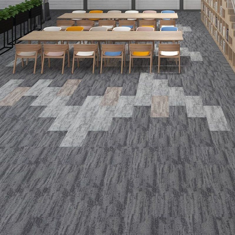 Commercial Hotel Bank Office Luxurious Modular 100% Nylon Fireproof Office Carpet Tiles Factory
