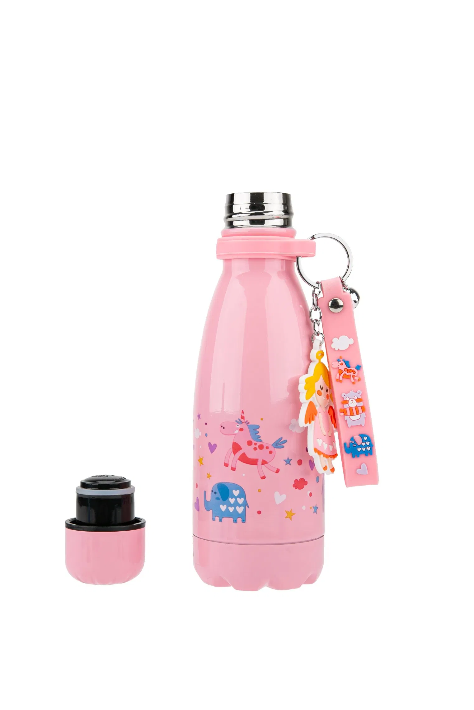 BPA Free Silicone School Water Bottle for Kids Custom Logo Eco-Friendly Food Storage for Children