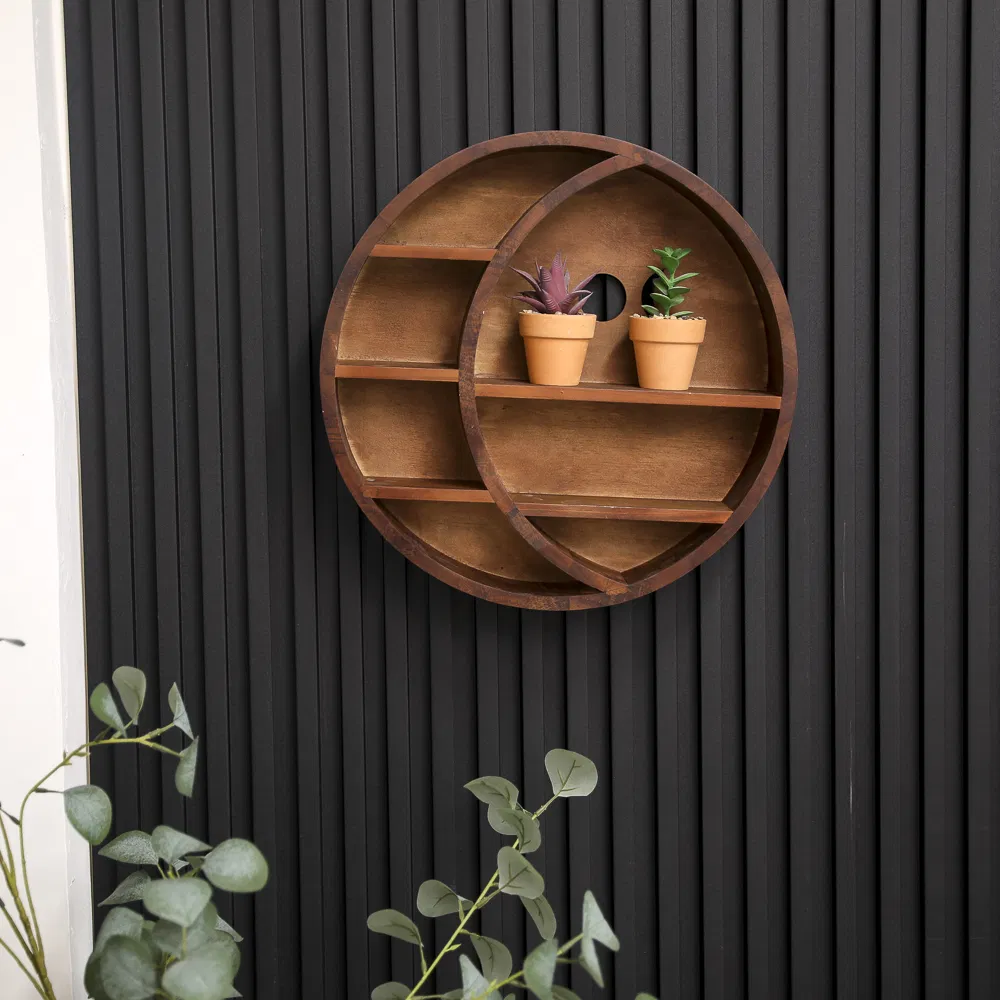 Wooden Wall Storage Detail