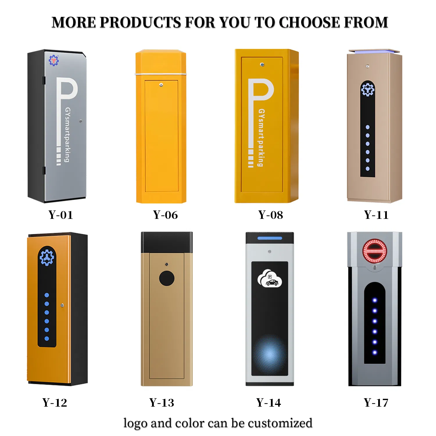 Xgy Custom OEM Logo Galvanized Steel Automatic Rising Car Park Anti Collision Gate Boom Barrier for Parking Lot Traffic Road Gate