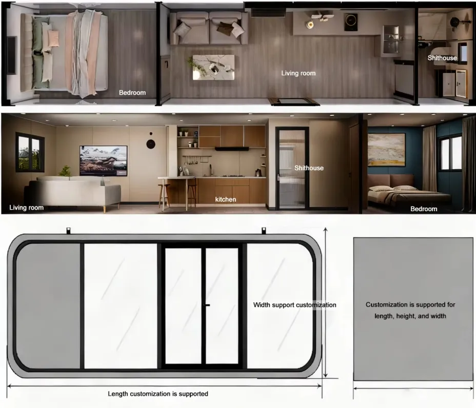 Apple Cabin Interior
