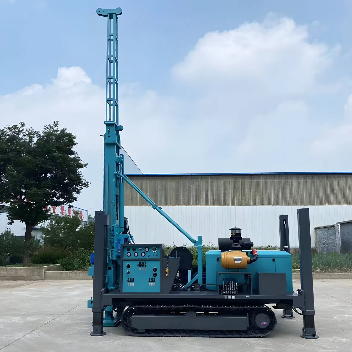 Advanced High-Pressure Hydraulic Modular Crawler-Mounted Portable Diamond Core Drilling Rig Machine for Mining Exploration and Foundation Engineering