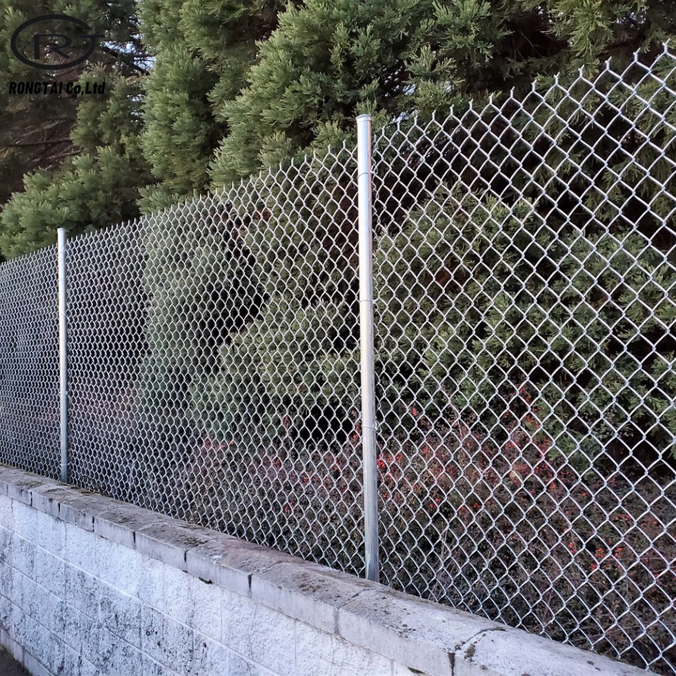 Sustainable PVC Coated Chain Link Fence Construction Decoration Fencing Panel