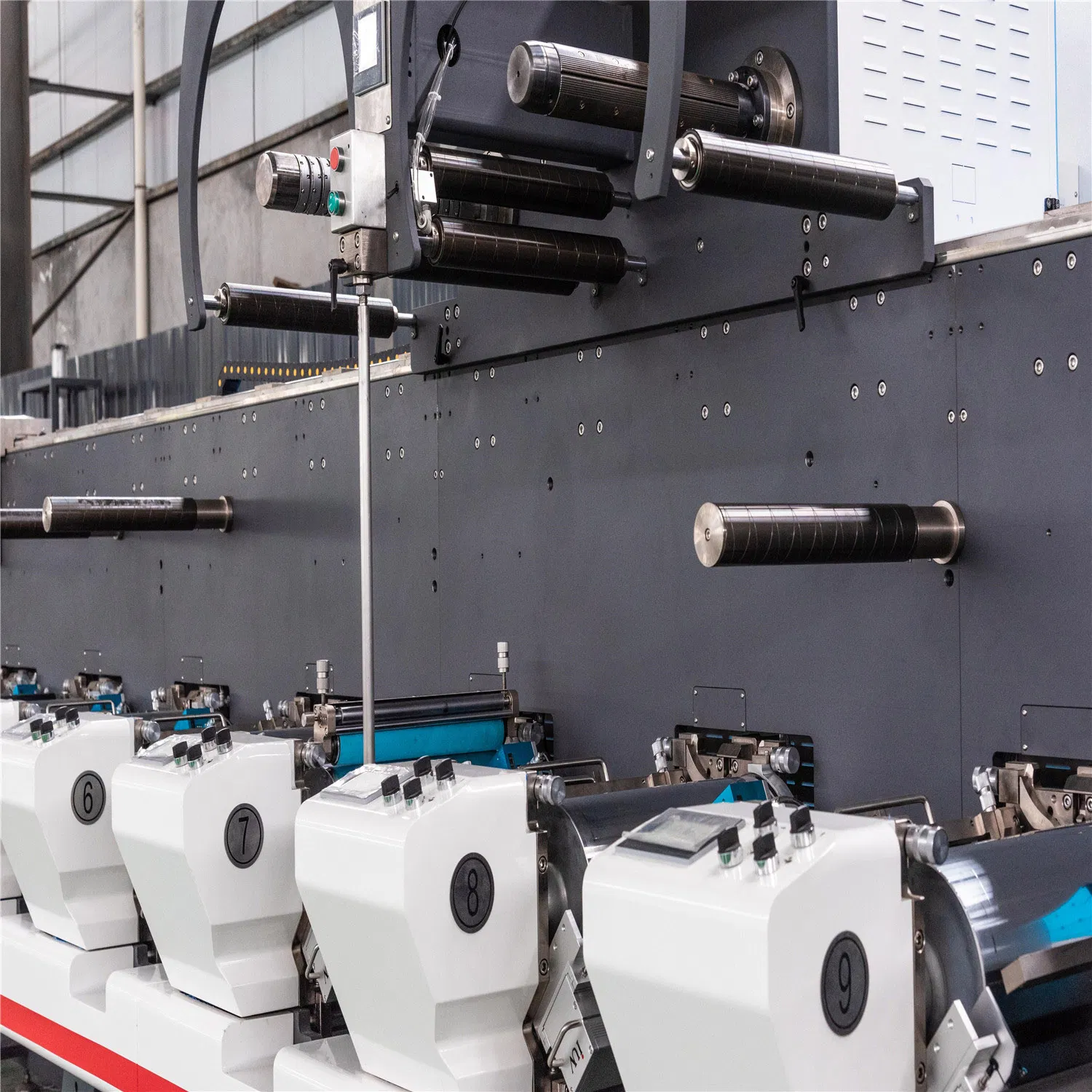 High Speed Multifunctional Combination Label and Plastic Film Flexo Printing Machine 200m/Min