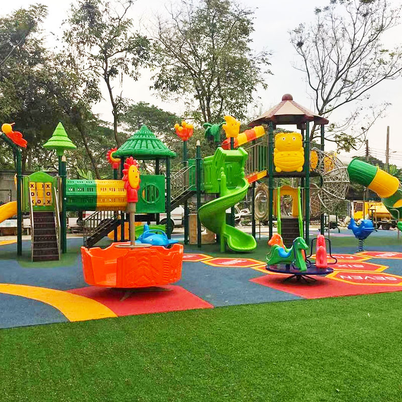 Customizable New Forest Series Jungle Outdoor Plastic Playground for Kids