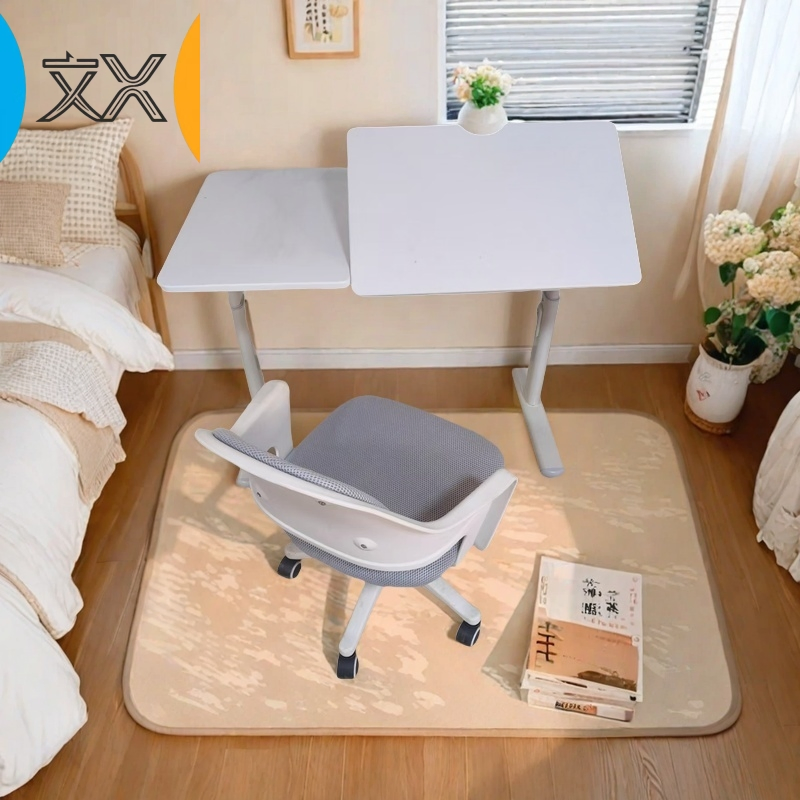 HDF Ergonomic Kids Reading Table Home Furniture Manufacturer Height Adjustable Study Desk and Chair