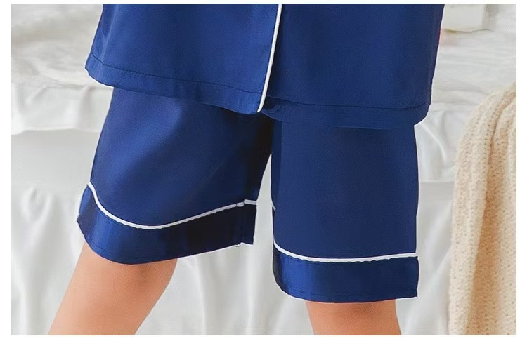 New Design Children's Home Wear Kids Satin Pajamas with Oeko-Tex