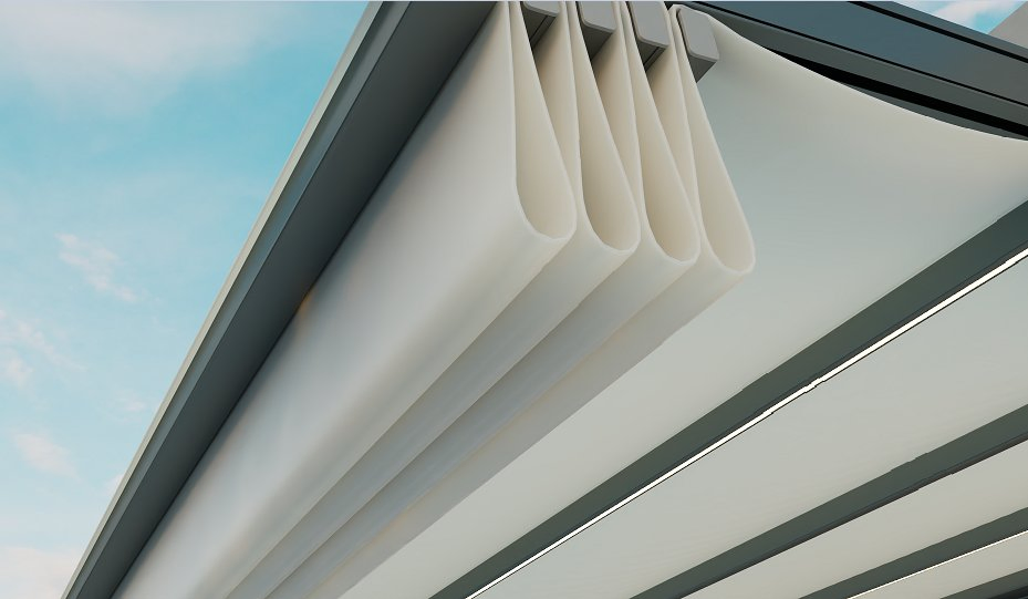 Garden Electric Patio Awning Roller Motorized Outdoor Premium Weatherproof Retractable Roof Awning