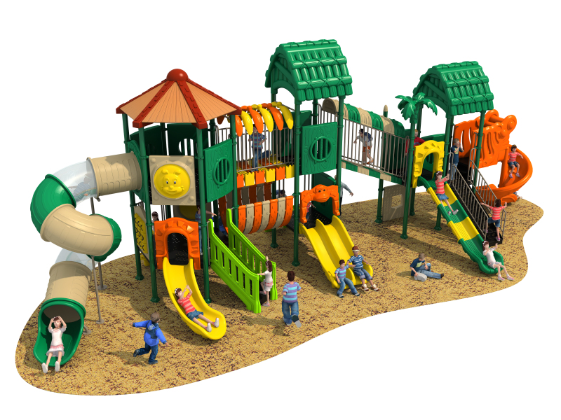 Customizable New Forest Series Jungle Outdoor Plastic Playground for Kids
