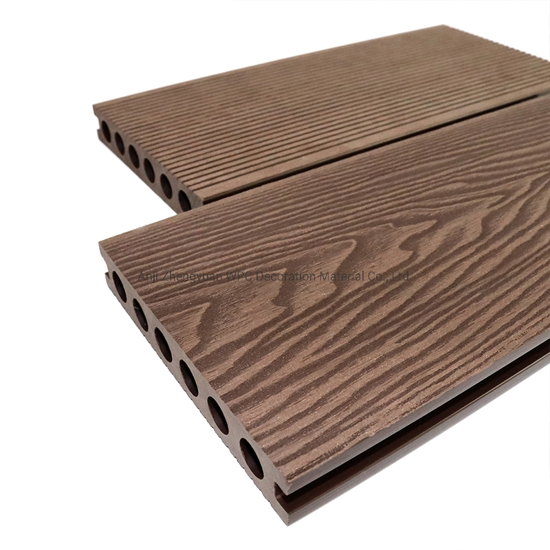 Waterproof Fire Rated Outdoor WPC Flooring Timber Board Wood Plastic Composite Decking