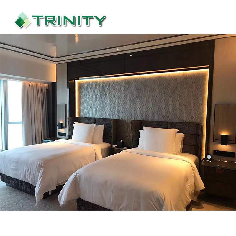 Foshan Custom Factory Modern Hospitality Bedroom Furnishings 5 Star Luxury Standard Hotel Room Furniture