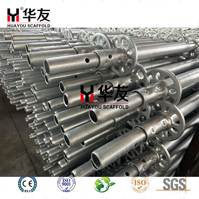 Galvanized En12811 Steel Scaffold Andamios Layher Ringlock Modular Access Scaffolding System