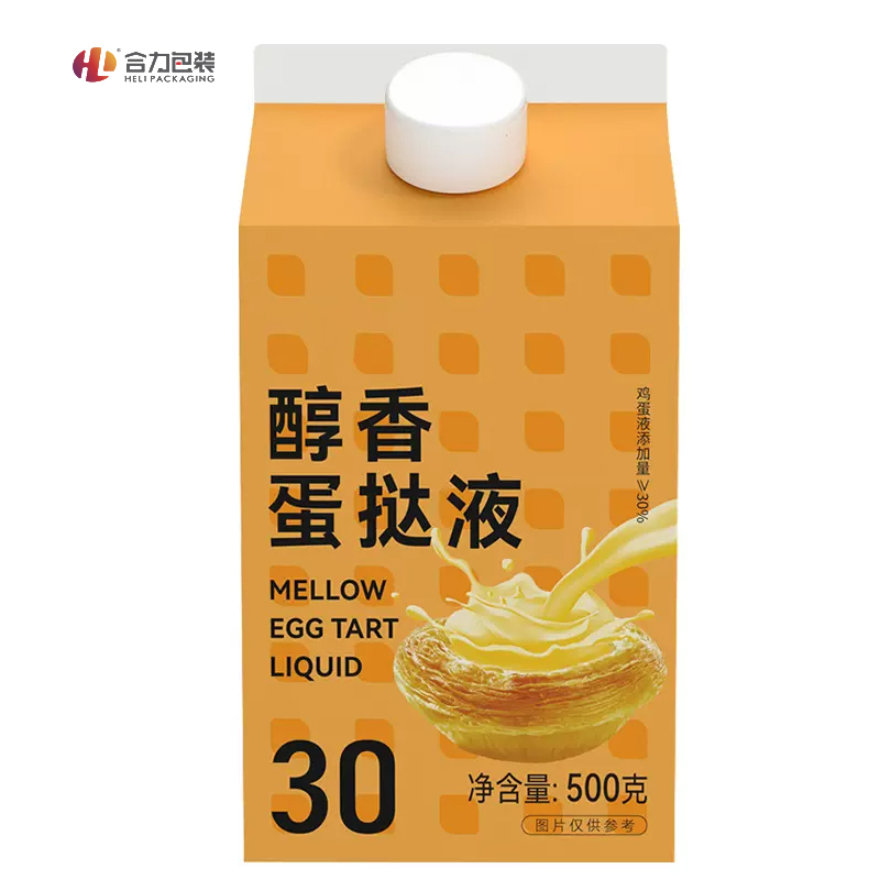 Heli Custom Pack 200ml-2000ml Aseptic Food Packaging Material Box for Fresh Milk Juice